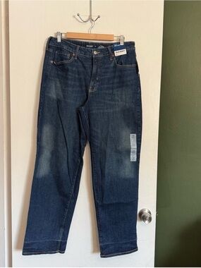 NWT old navy high rise OG loose secret smooth pocket jeans 
size 14